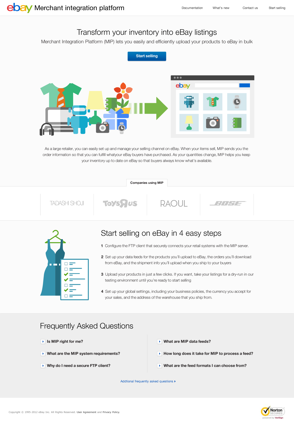 Archived homepage exploration — mip_homepage