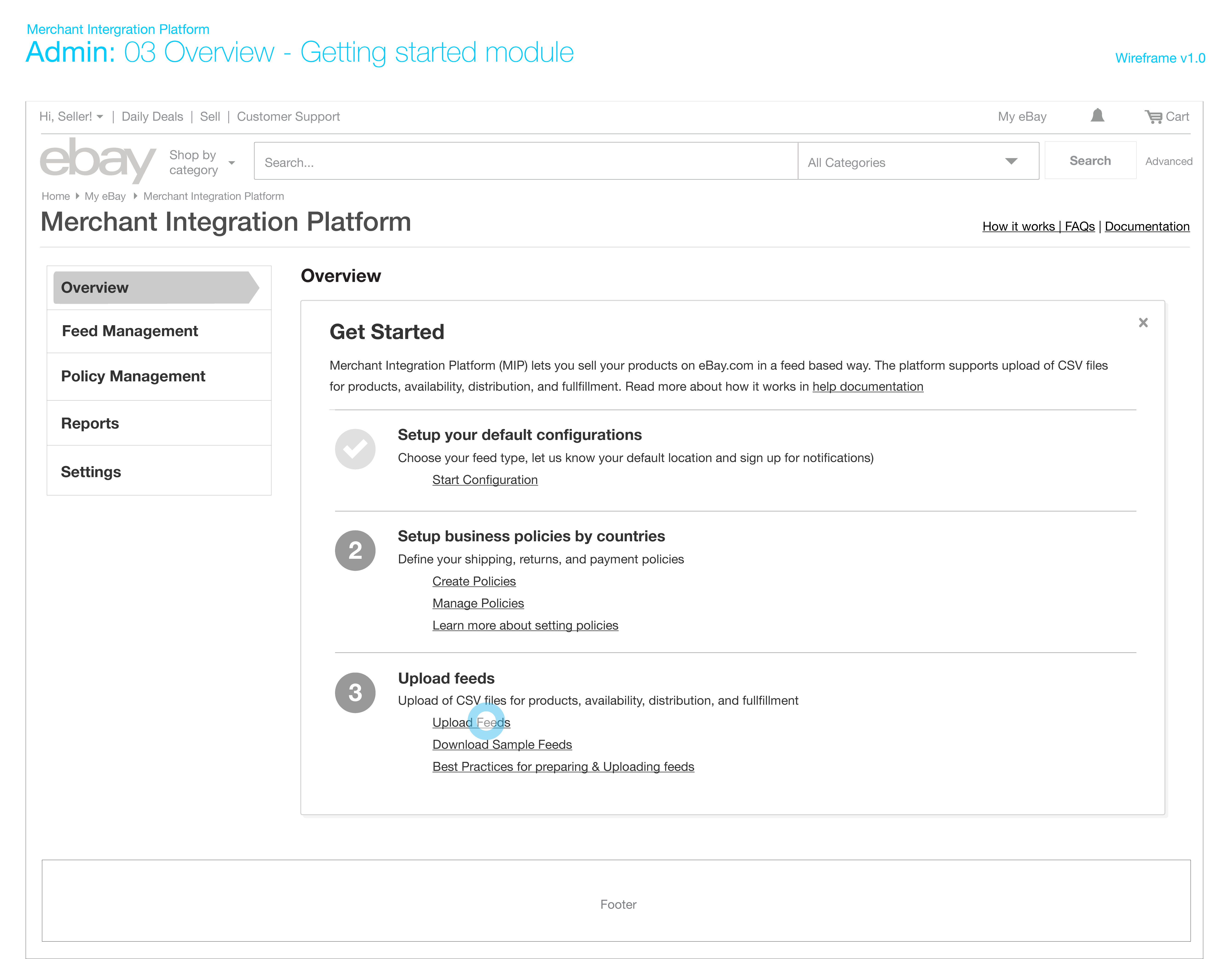 Getting Started — original flow 3