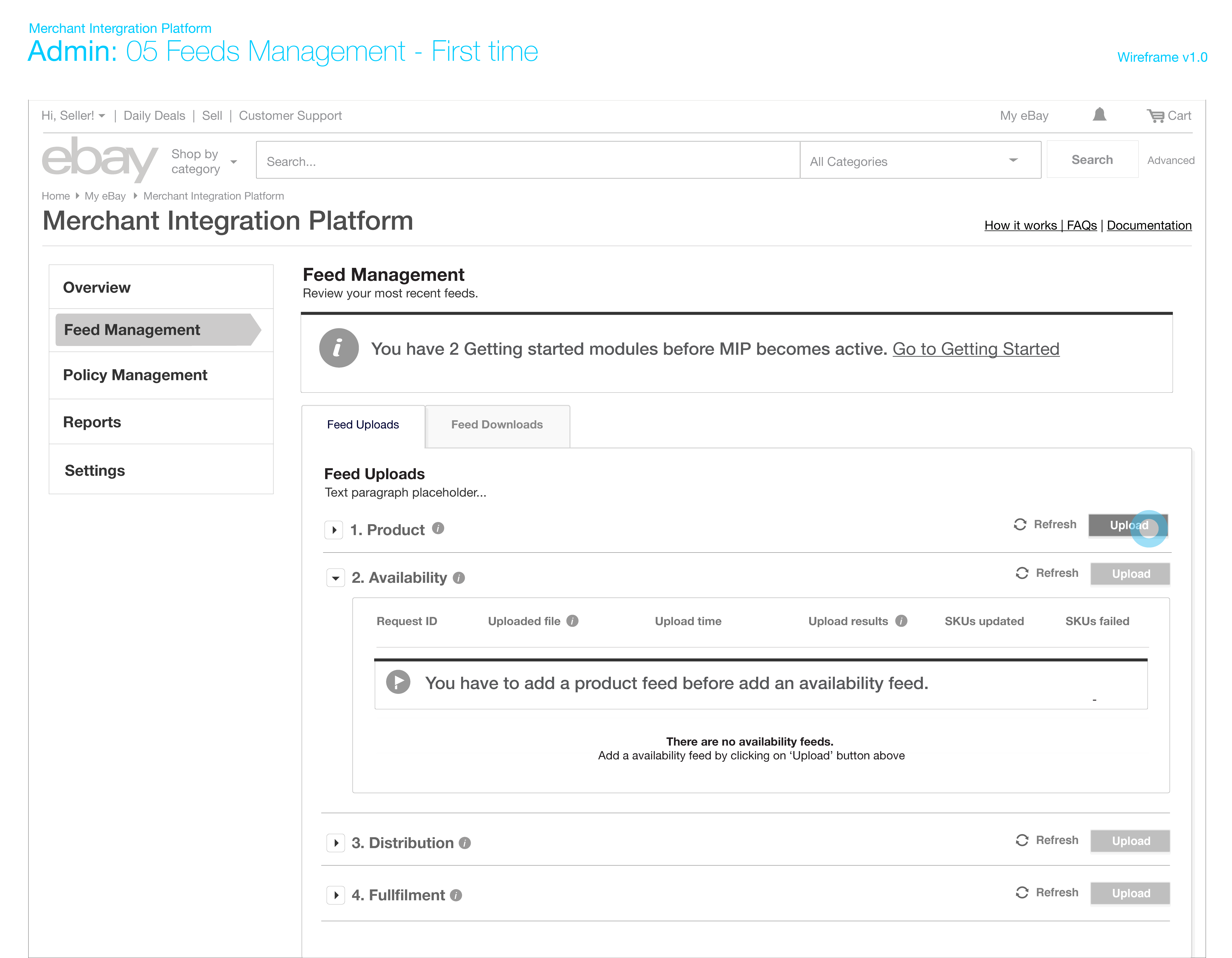 Getting Started — original flow 5